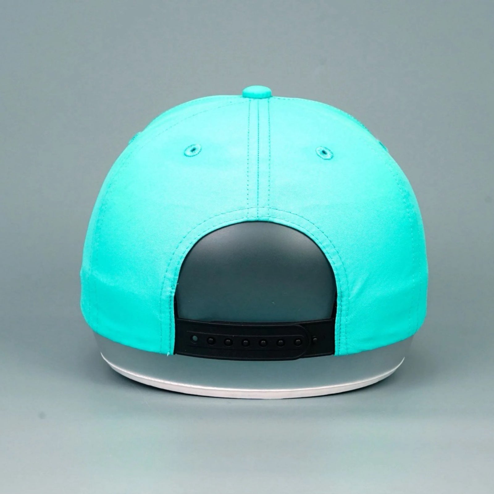 18 SERIES AQUA BLUE/BLACK PREMIUM A - FRAME SNAPBACK HAT 2.0 - Rich & Rare