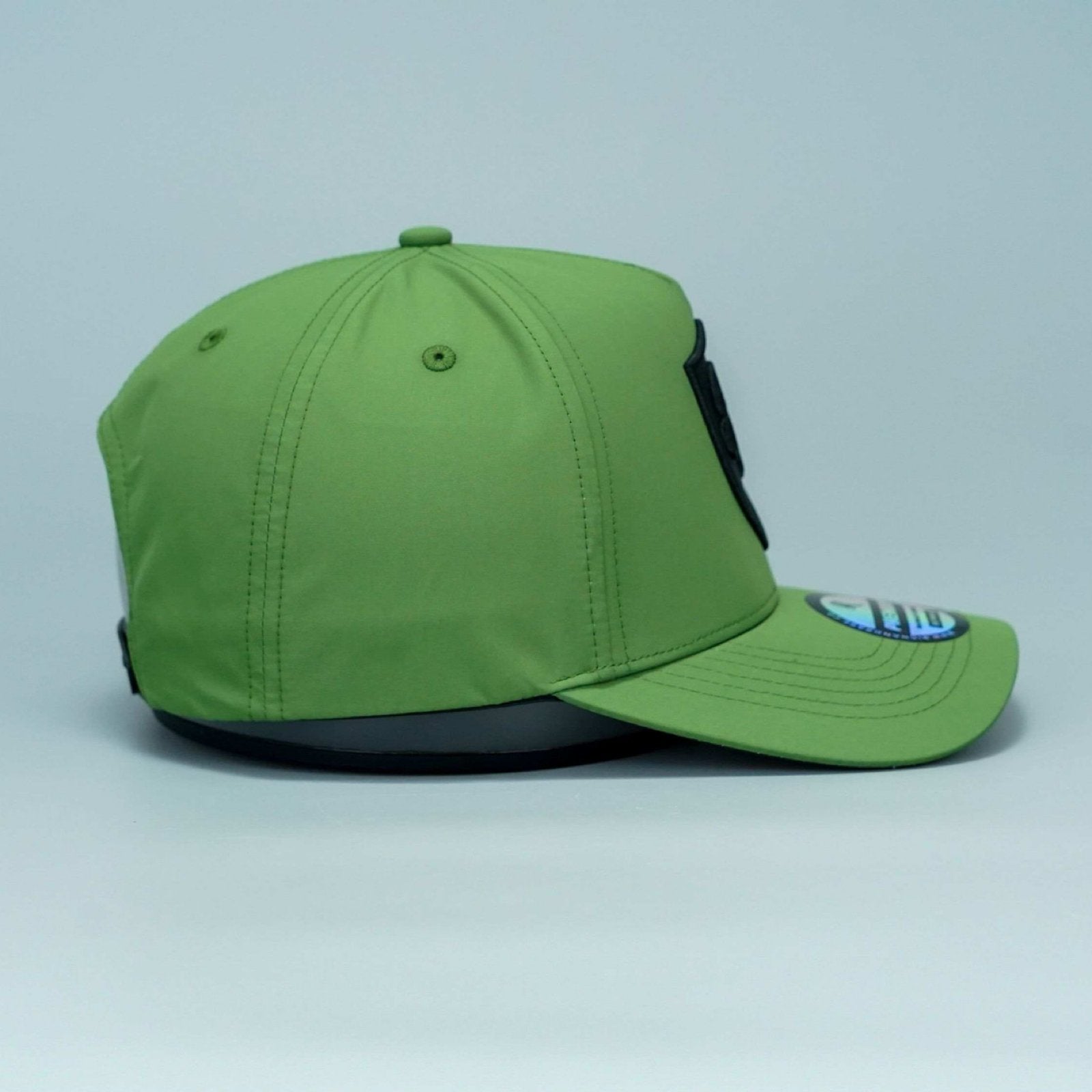 18 SERIES KHAKI/BLACK PREMIUM A - FRAME SNAPBACK HAT - Rich & Rare