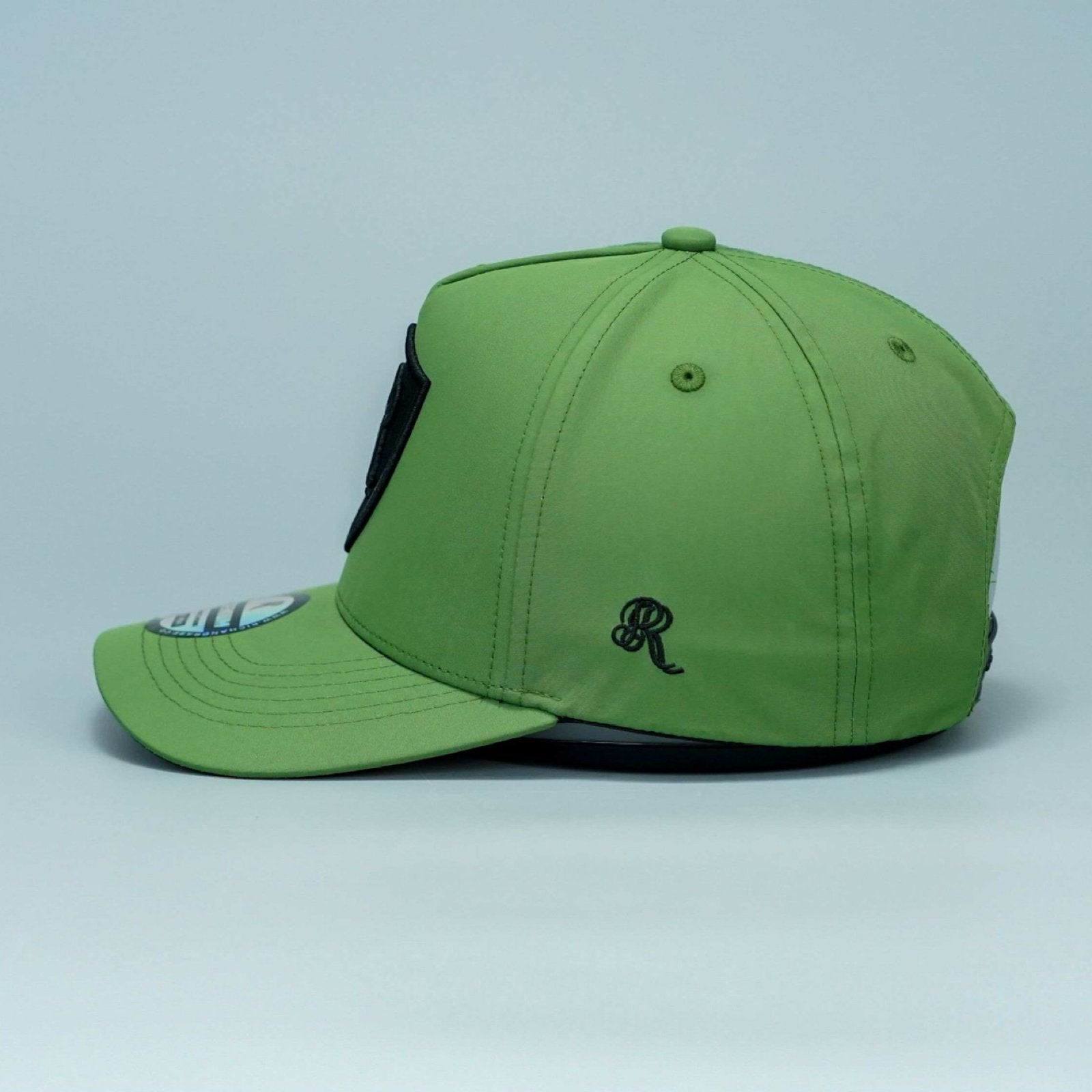 18 SERIES KHAKI/BLACK PREMIUM A - FRAME SNAPBACK HAT - Rich & Rare