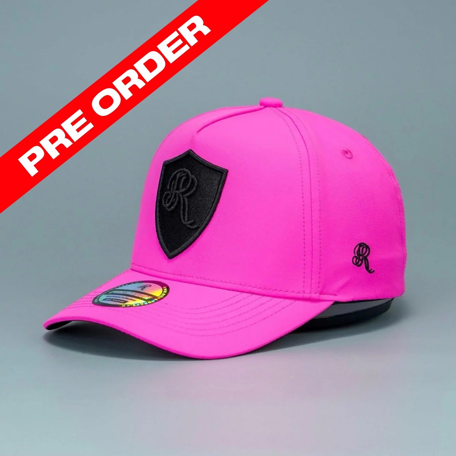 18 SERIES PINK/BLACK PREMIUM A - FRAME SNAPBACK HAT 2.0 - Rich & Rare