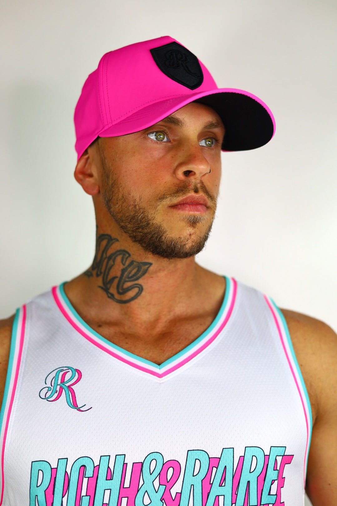 18 SERIES PINK/BLACK PREMIUM A - FRAME SNAPBACK HAT 2.0 - Rich & Rare