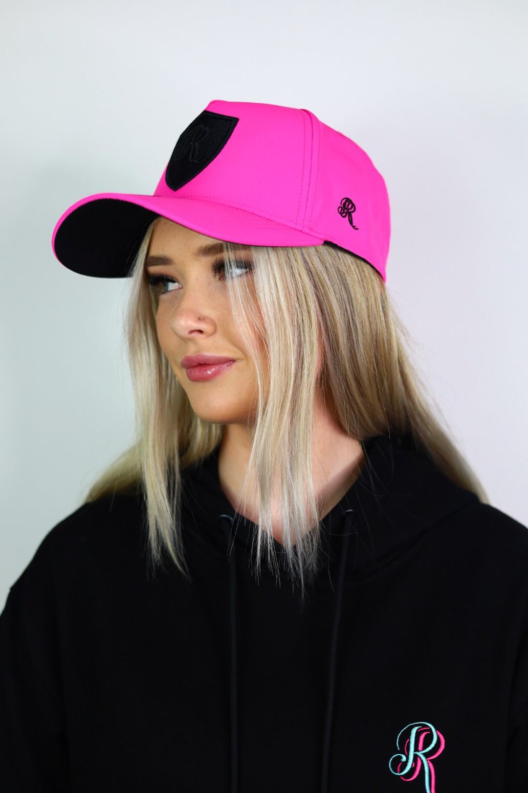 18 SERIES PINK/BLACK PREMIUM A - FRAME SNAPBACK HAT 2.0 - Rich & Rare