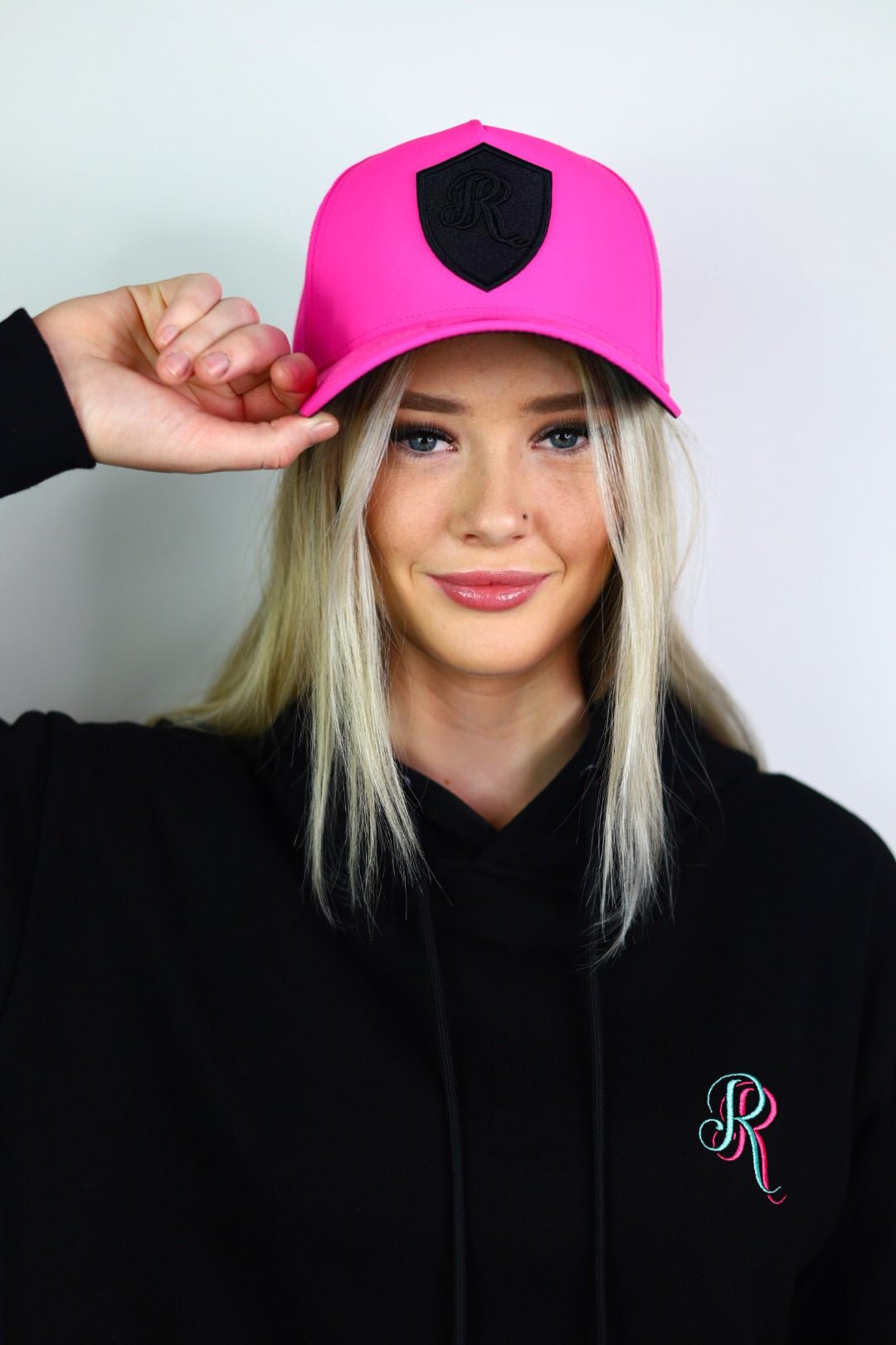 18 SERIES PINK/BLACK PREMIUM A - FRAME SNAPBACK HAT 2.0 - Rich & Rare