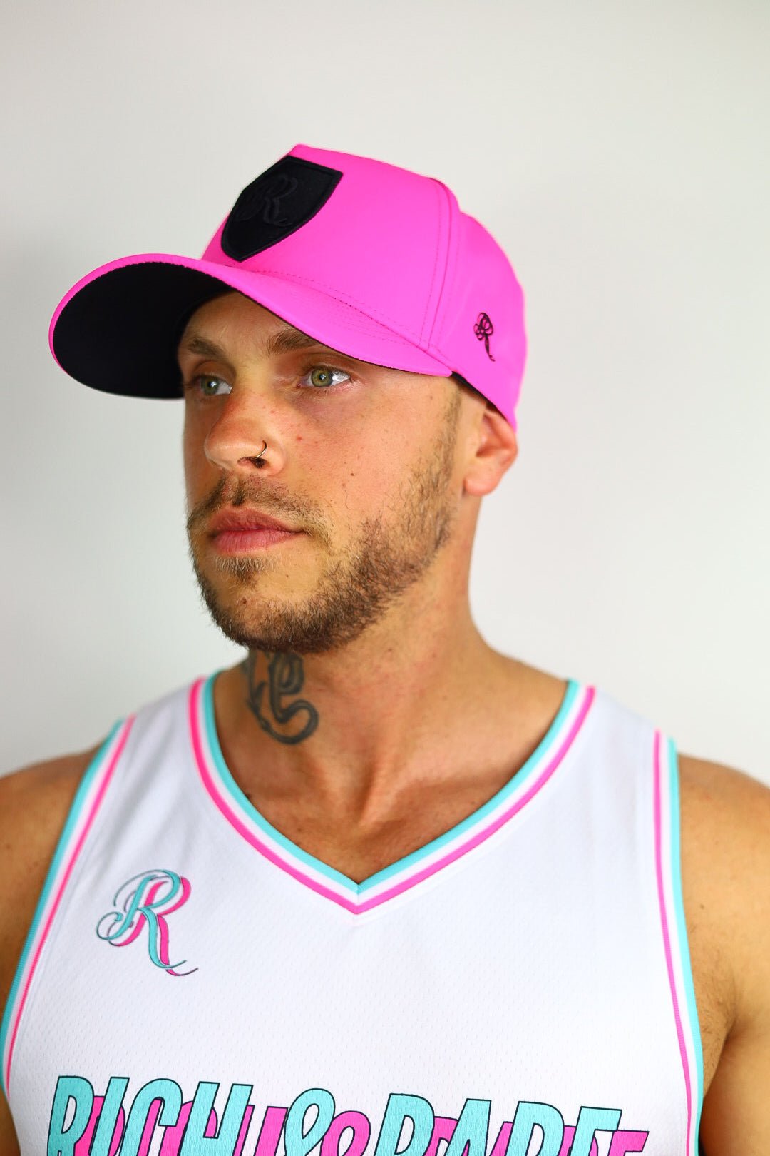 18 SERIES PINK/BLACK PREMIUM A - FRAME SNAPBACK HAT 2.0 - Rich & Rare