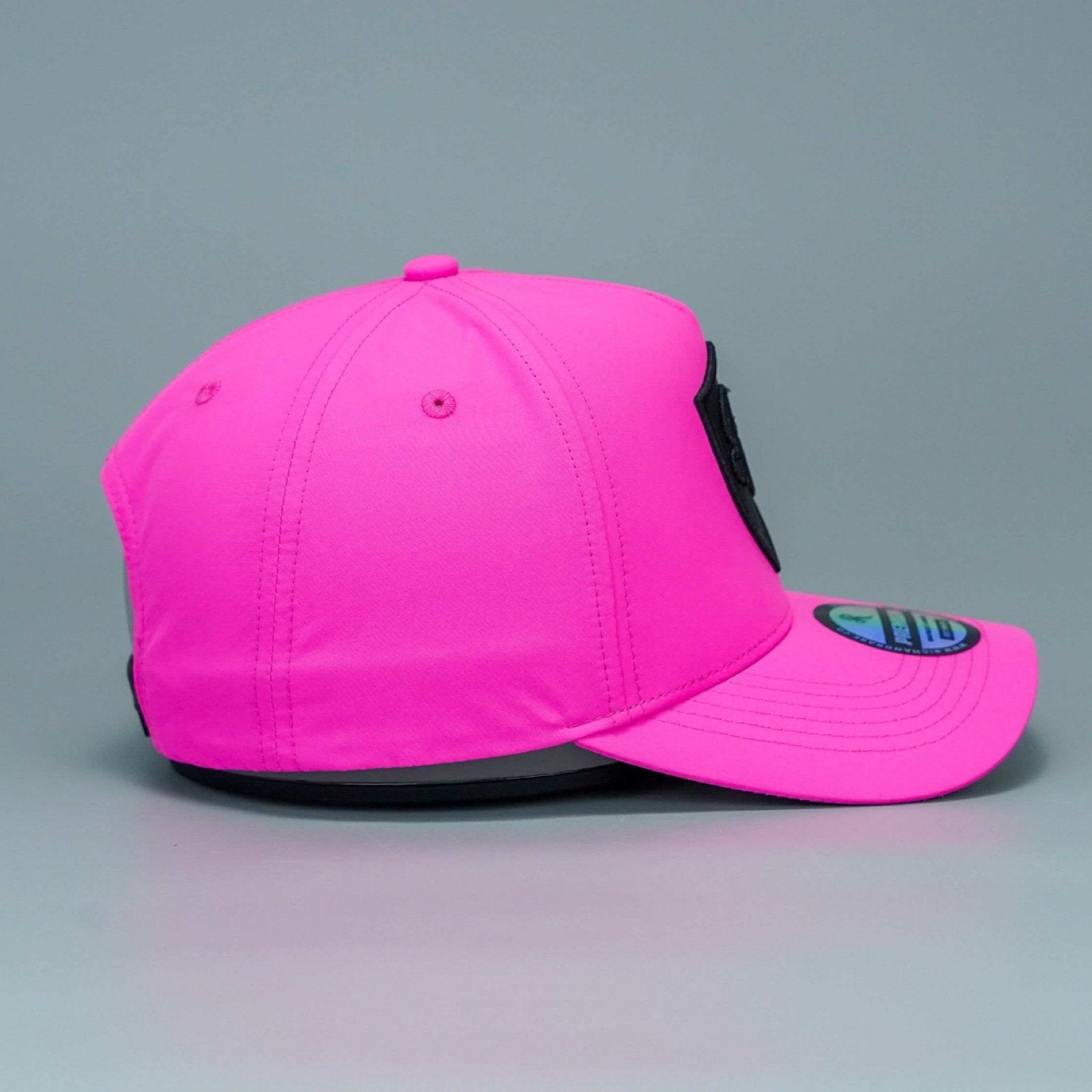 18 SERIES PINK/BLACK PREMIUM A - FRAME SNAPBACK HAT - Rich & Rare