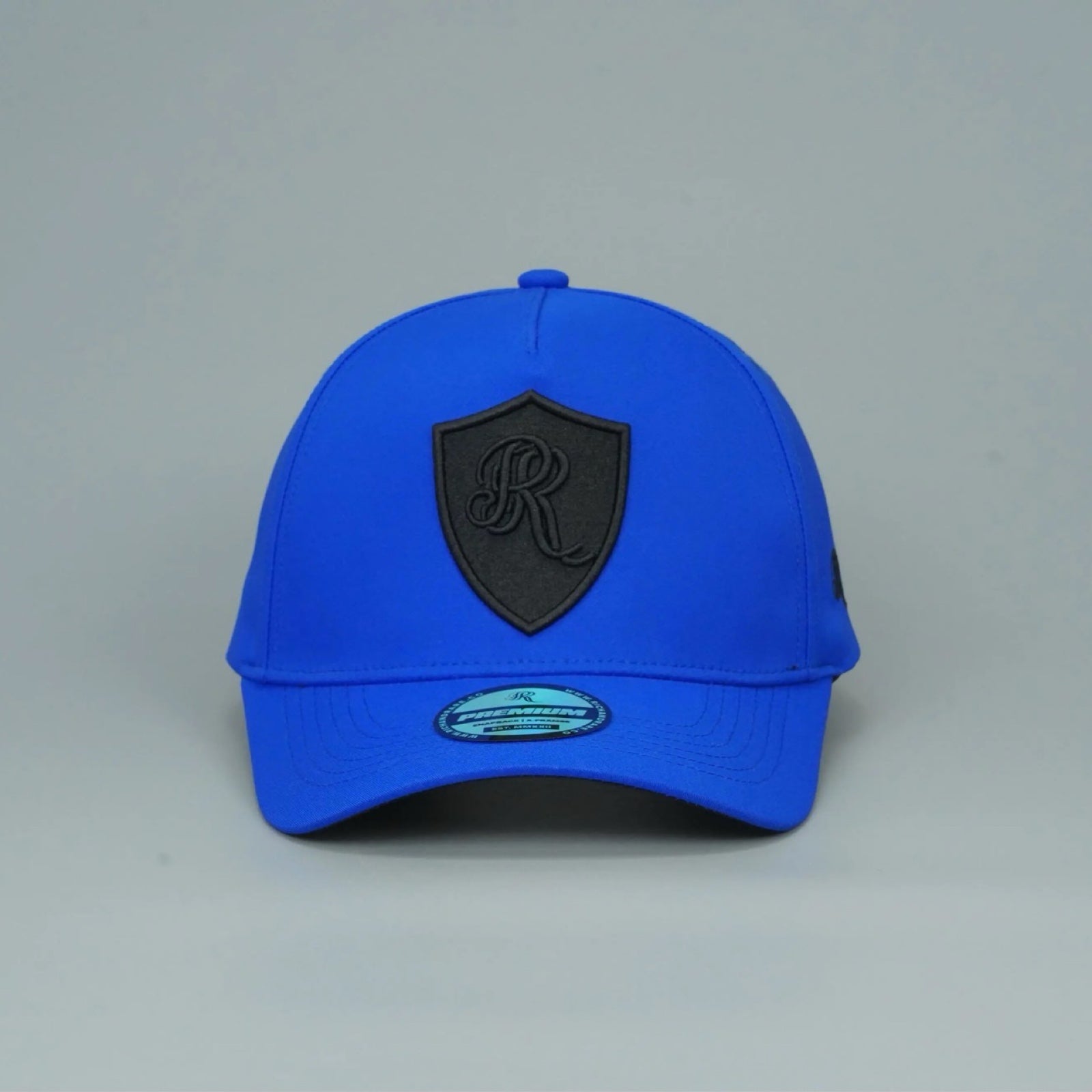 18 SERIES ROYAL BLUE/BLACK PREMIUM A-FRAME SNAPBACK HAT 2.0