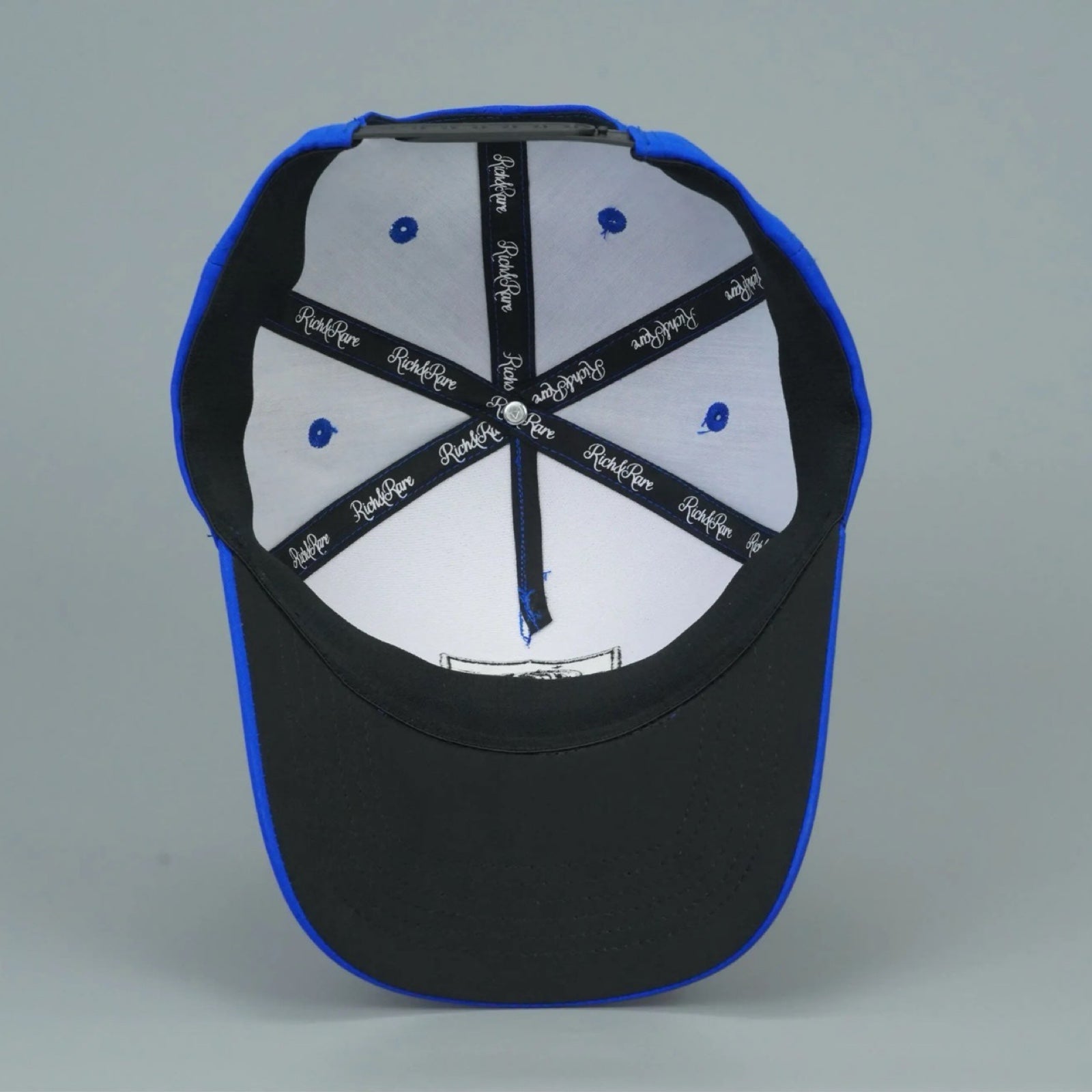 18 SERIES ROYAL BLUE/BLACK PREMIUM A-FRAME SNAPBACK HAT 2.0